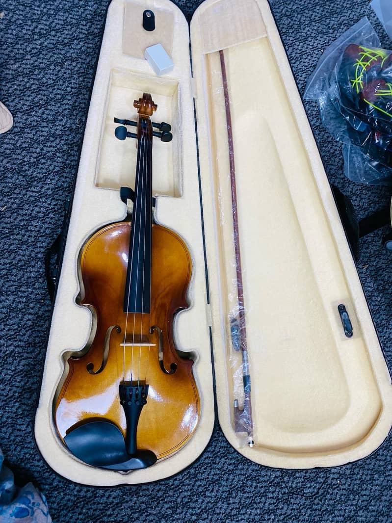 Violin 4/4 Wood Violin Beautiful Appearance Acoustixc Violin 6