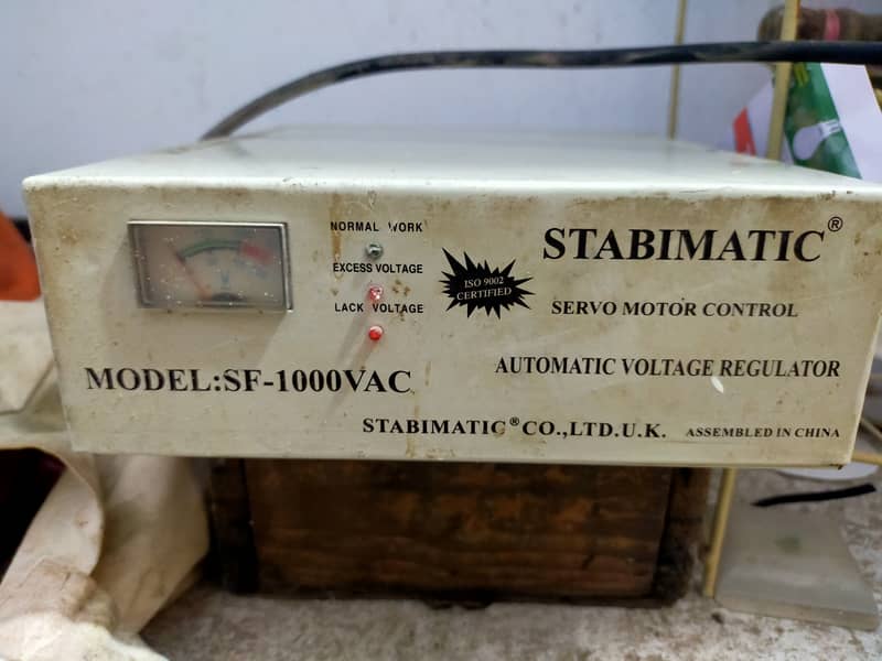 Stabimatic servo motor control stabilizer 0