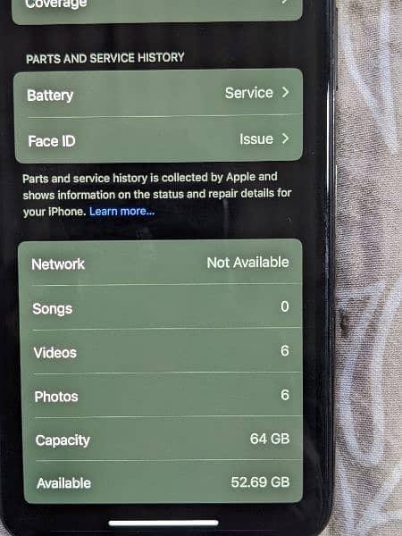 iphone X 64gb 5