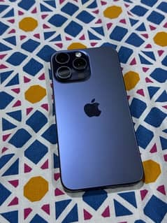 iPhone 15 Pro Max JV Blue Titanium With Box