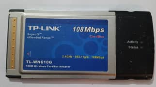 TP-Link Wireless Cardbus LAN Adapter PCMCIA TL-WN610G