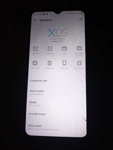Infinix smart 6/3/64 koi masla nhi or koi Kam nhi he mobile me 8