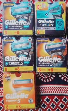 Gillete Fusion5 Shaving Razers for Men