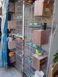 Bird Cages for Sale, 4 portions and 2 portions.