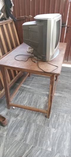 LG tv and table for sale