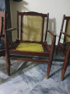 4 x big size wooden Bed room Chairs in cheap price