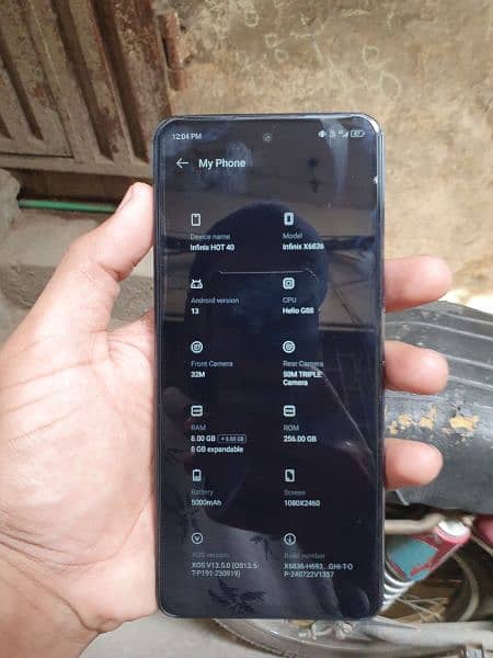 Infinix hot 40 256gb 5