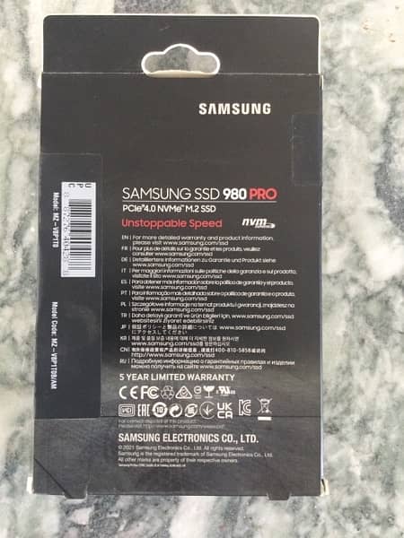 samsung 980 pro 1tb usa import sealed 1