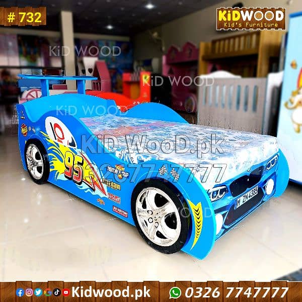 Kid's Car Beds (Different Design Different Prices) 1