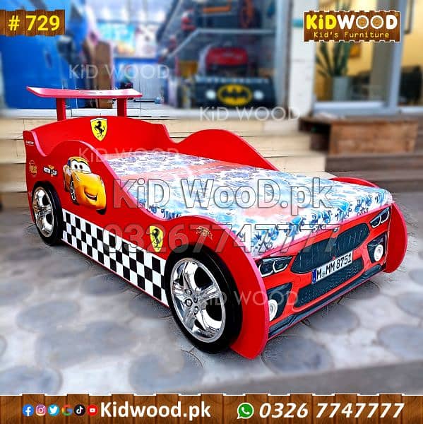 Kid's Car Beds (Different Design Different Prices) 7