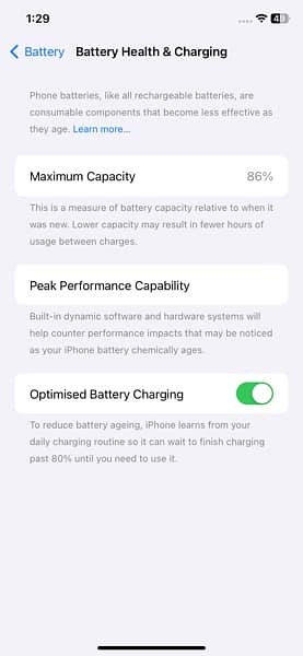 IPHONE 11 64gb battery health 86% 2