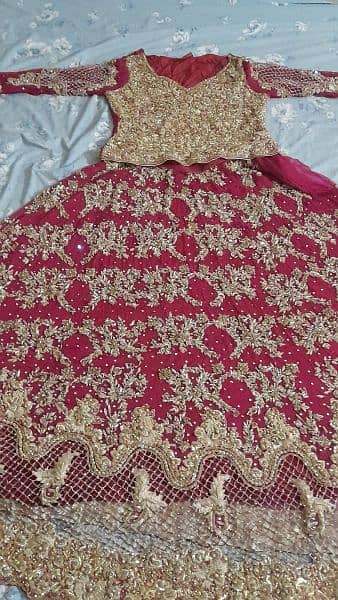 1 time used bridal lehenga for sale 2