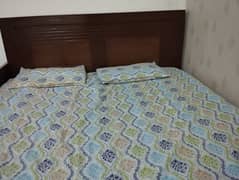 King-size bed with Master Celeste spring Mattress ( Almost New)