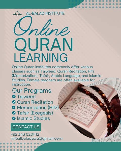 Online Quran Classes Tajweed, Hifz, Tafsir with Male & Female Teachers 0