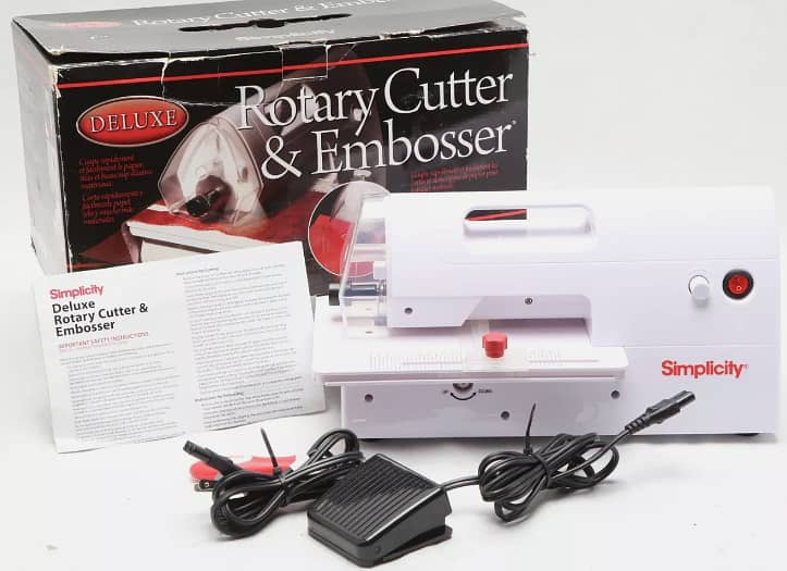 Simplicity Deluxe Rotary Cutting/Embossing Machine For Sale 2