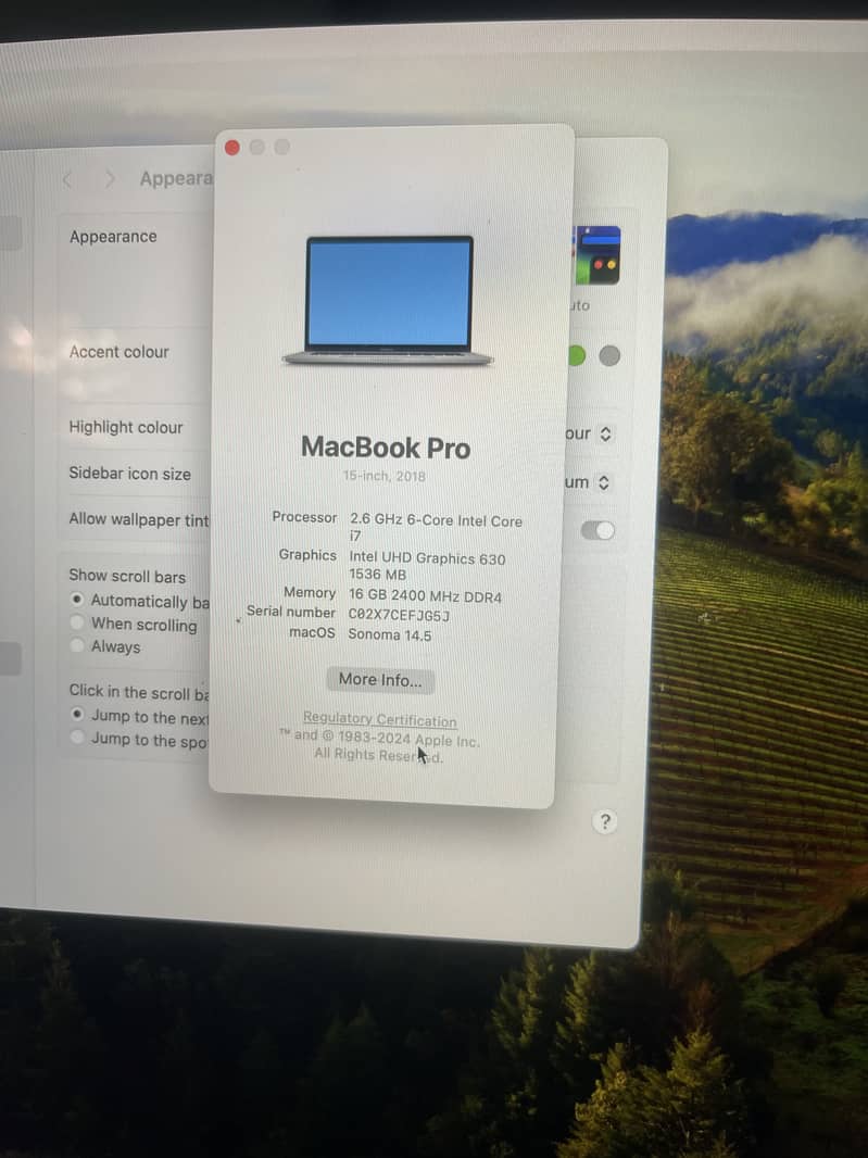 MacBook pro 2018 (15inch) i7 16GB ram 512GB SSD my Personal laptop 2