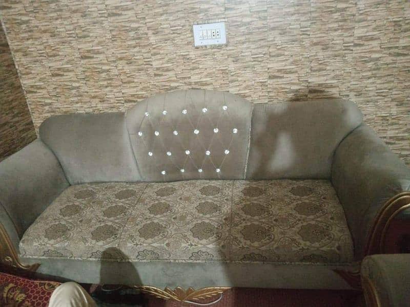 5 seater sofa set with cover 1