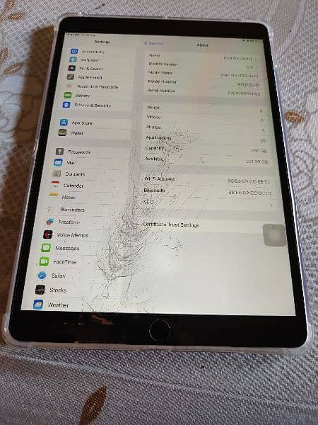 Ipad pro 10.5 2017 256 GB 0