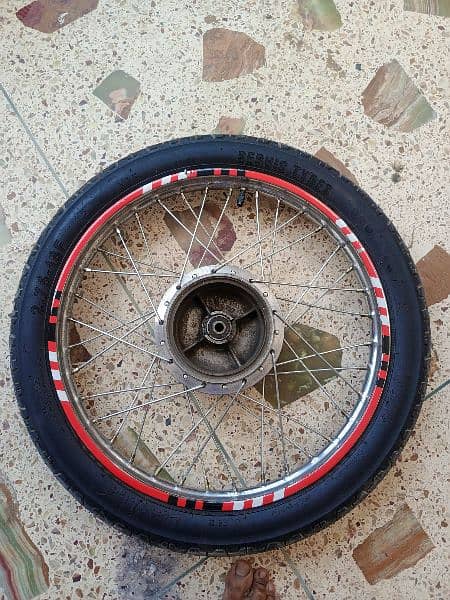 Gs Suzuki Bike Tyres Pair 1