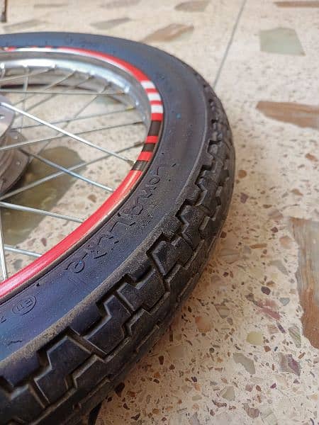 Gs Suzuki Bike Tyres Pair 3