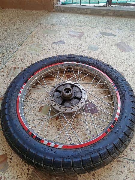 Gs Suzuki Bike Tyres Pair 4