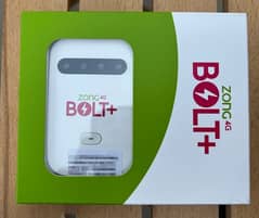 Zong 4G Bolt+ MF25 Portable WiFi – Unlocked, 150 Mbps, Like New