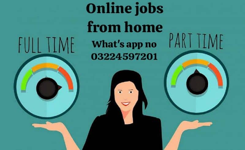 part time full time office work home base staff required 1