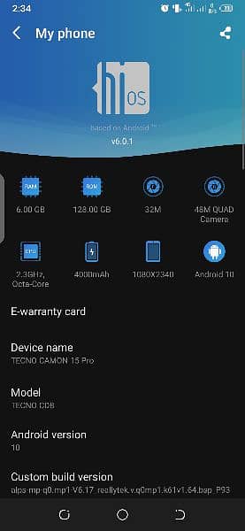 Teco Camon 15 pro 3