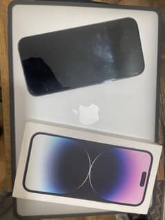 Iphone 14 Pro Max Deep Purple 256 GB PTA Approved LLA B. H 90%