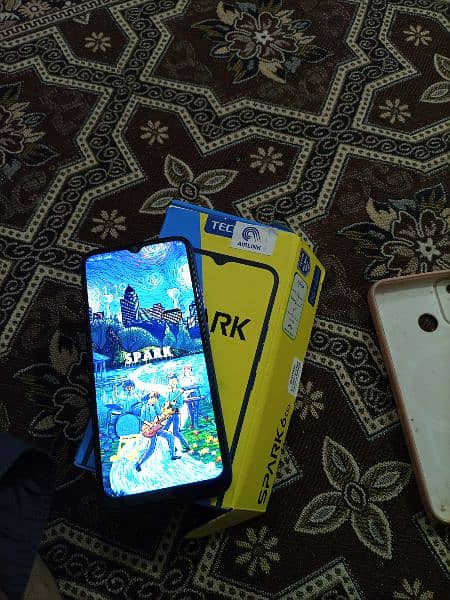 Tecno spark 6go 4/64 official pta approved with box 1