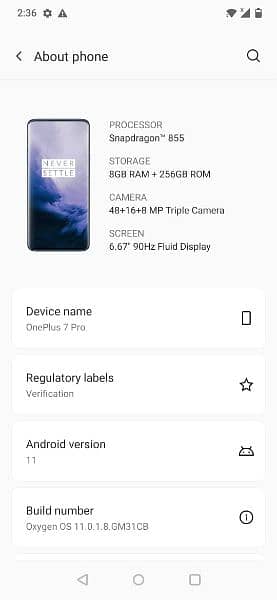 one plus 7 pro 0