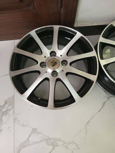 Aqua 15 inch 5.5J Original Japanese Rims 4