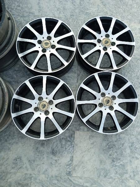 Aqua 15 inch 5.5J Original Japanese Rims 8