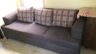 grey sofa