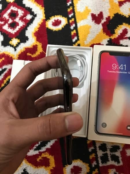 iphone x pta approved 64 Gb with box 7