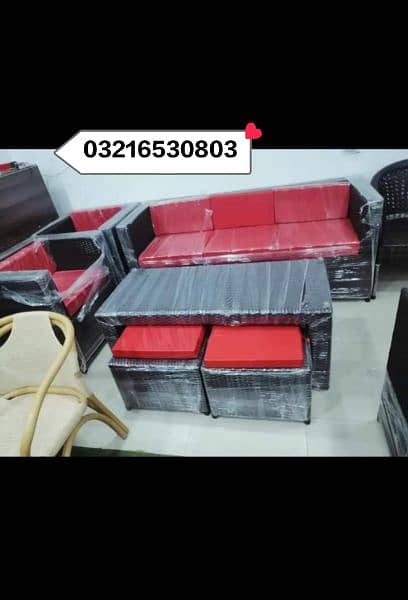 outdoor garden Rattan furniture Rattan sofa seat 2