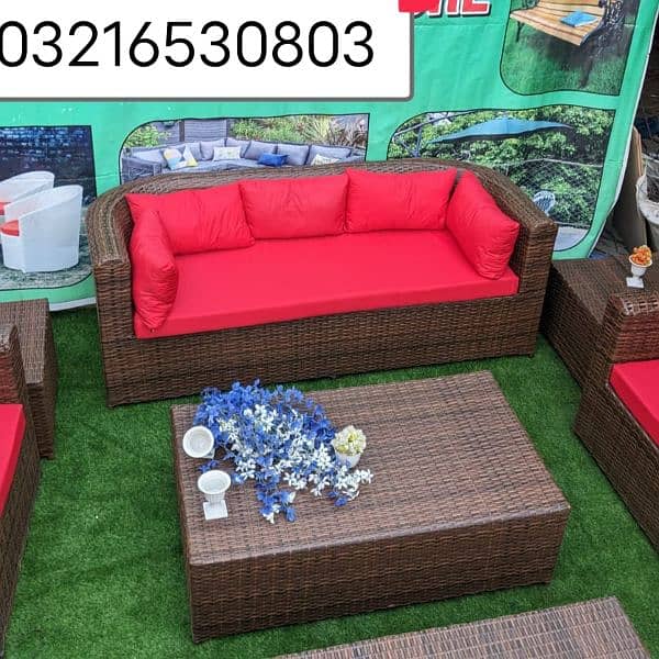 outdoor garden Rattan furniture Rattan sofa seat 7