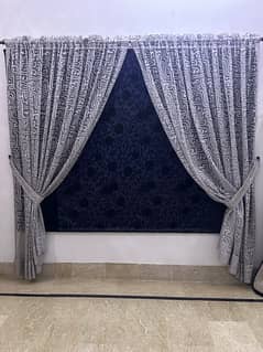 Curtains plus inner blinds