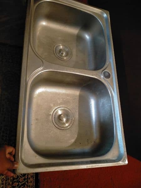 Kitchen Sink Double Bowl Condition new 10/9 Measurements : 40 1