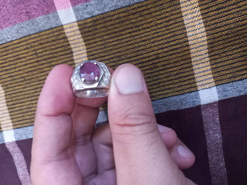 ruby silver ring 3