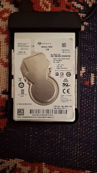 Seagate 1tb Harddrive with Extrernal Enclosure 1