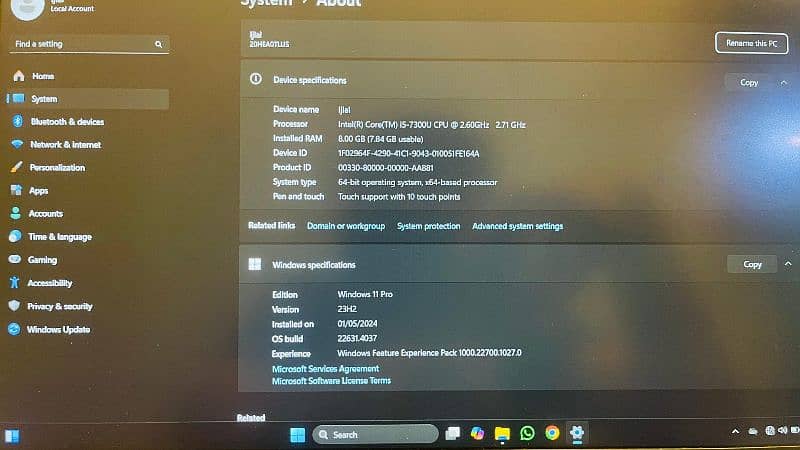 Lenovo T470 i5 7th gen 5