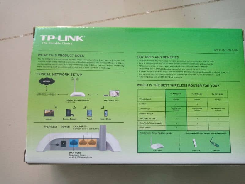 TP link internet router 1