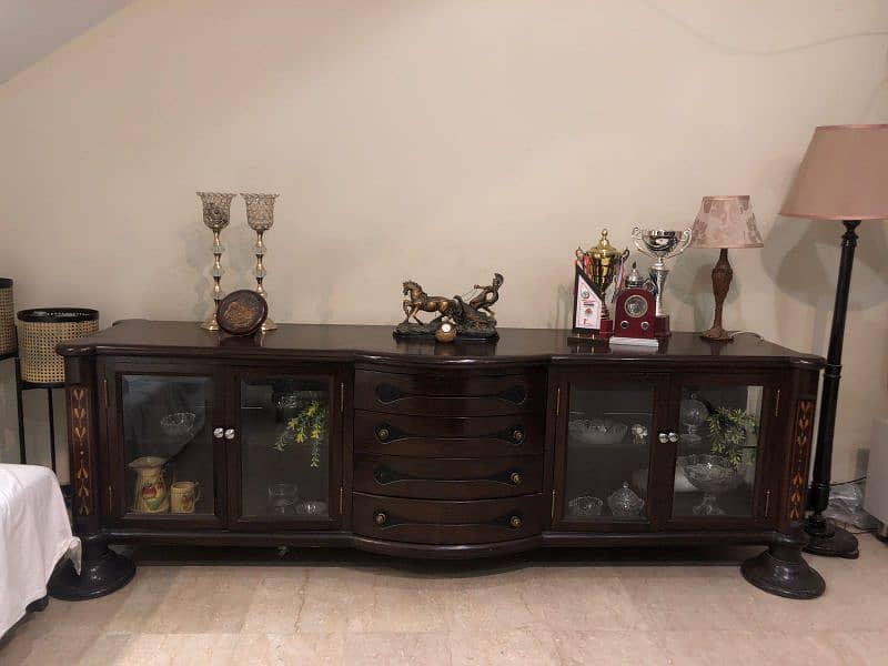 imported teak wood console table 1