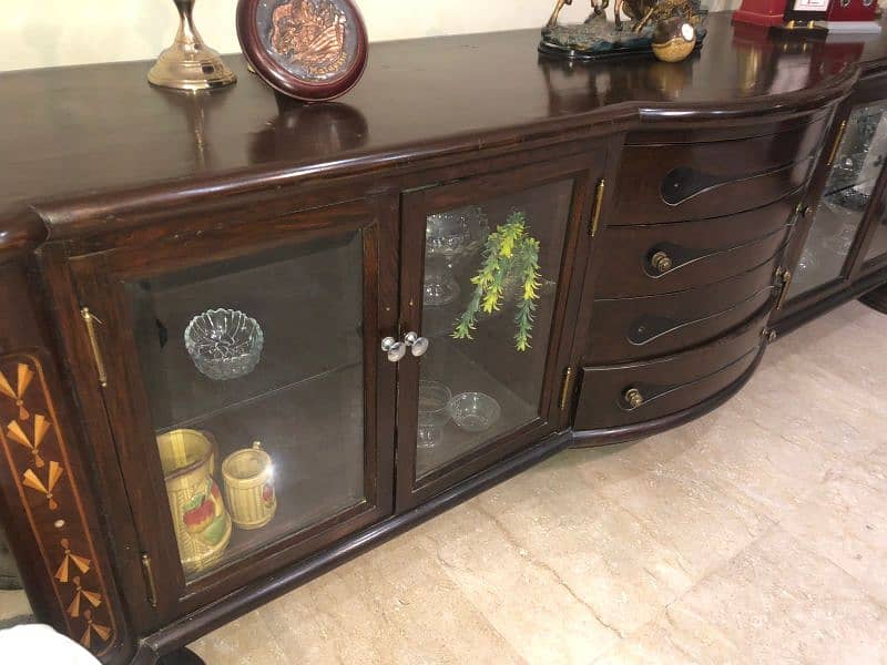 imported teak wood console table 2