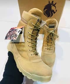 Men's long army boots, Good quality new boots