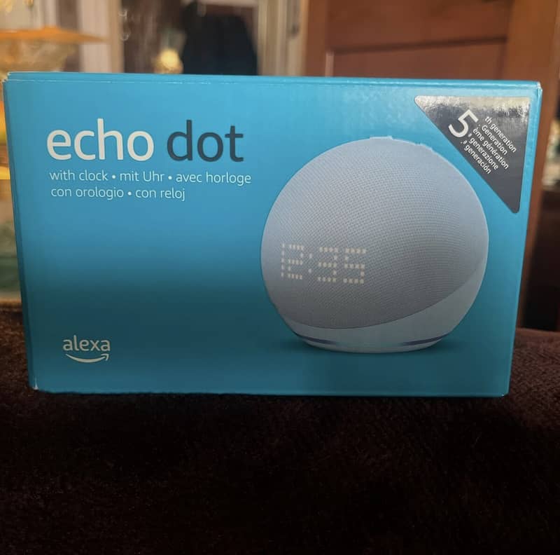 alexa echo dot 5th generation with clock 3