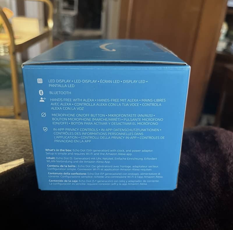 alexa echo dot 5th generation with clock 4