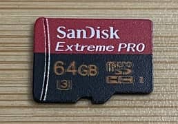 ScanDisk Brand  - 64GB Micro SD Card