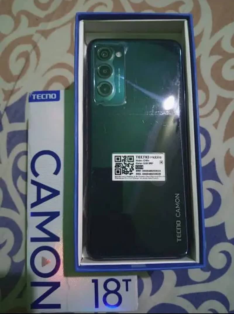 Tecno camon 18t 4+2 ram 128gm rom 2